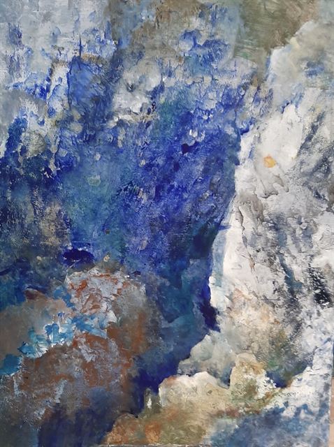 Diptyque B — Acrylique sur toile de Patrick Adam