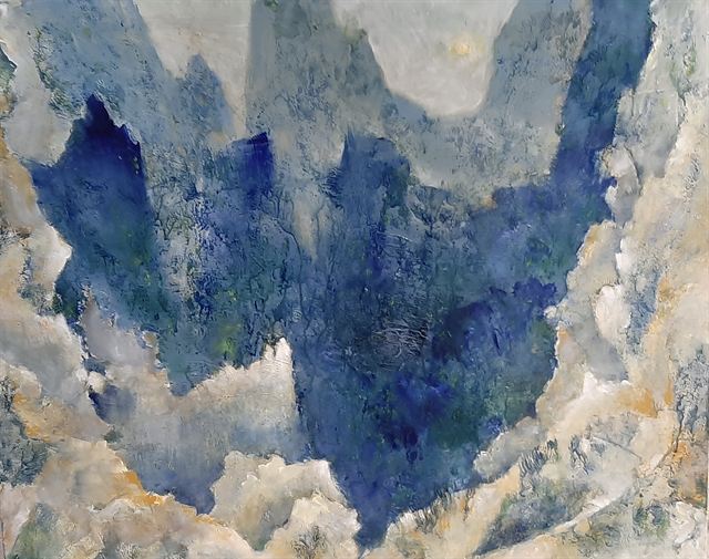 Dans la montagne — Acrylique sur toile de Patrick Adam