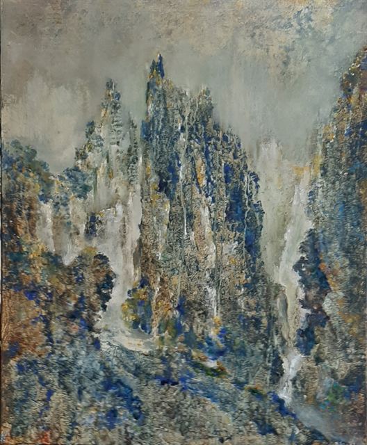 Ascension — Acrylique sur toile de Patrick Adam
