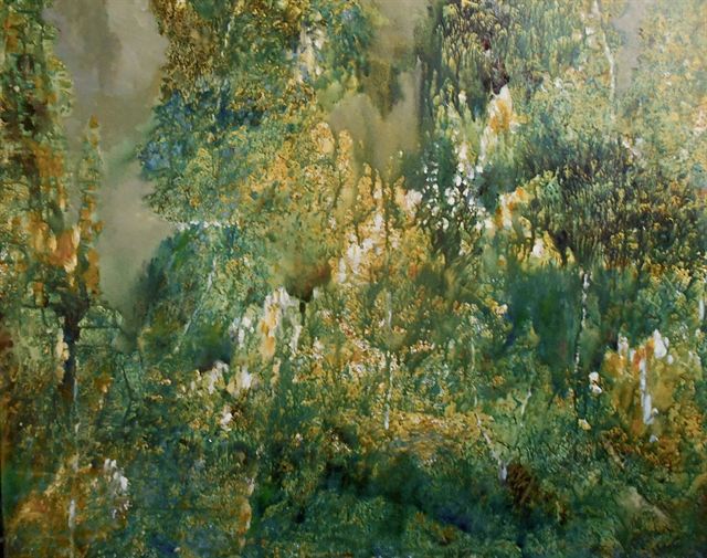 Jungle — Acrylique sur toile de Patrick Adam