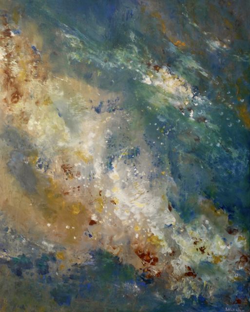 Remous — Acrylique sur toile de Patrick Adam
