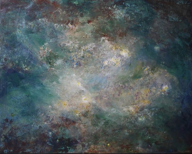 Nébuleuse — Acrylique sur toile de Patrick Adam