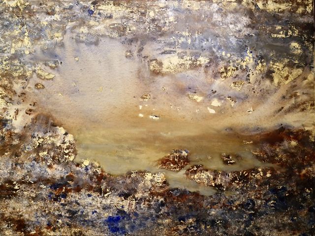 Eclats d'ivoire — Acrylique sur toile de Patrick Adam